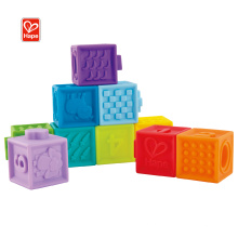 Baby Toys Silicone 3D PVC  Educational animal creative silicone soft toy block building blocks